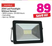 Eurolux 20W LED Floodlight Without Sensor