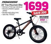 Mongoose 20" Trax Mountain Bike