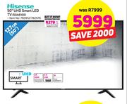 Hisense 50" UHD Smart LED TV 50A6100