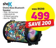 Shox Ghetto Boss Bluetooth Speaker 