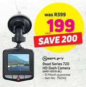 Amplify Road Series 720 HD Dash Camera AMP-10010-BL