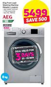 AEG 8kg Front Load Washing Machine Metallic L34883S