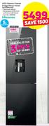Hisense 420Ltr Bottom Freezer Fridge (Mirror Finish) H420BMI-WD