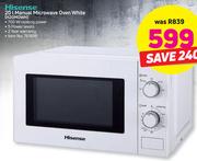 Hisense 20Ltr Manual Microwave Oven (White) H20MOWH