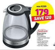 Sunbeam 1.7Ltr Glass Kettle SGK-300