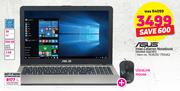 Asus Intel Celeron Notebook(X541NA-GQ278T)+Ultralink Mouse