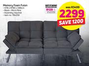 Memory Foam Futon H78XW180XD86cm