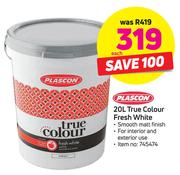 Plascon 20Ltr True Colour Fresh White-Each