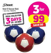 Shoot Size 5 Soccer Ball-For 3