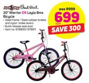 Bad Girl 20” Warrior Or Layla BMX Bicycle-Each