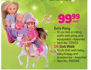 Evi's Pony Or Doll Walk-Each