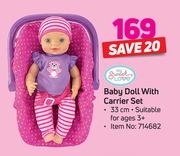 My Sweet Love Baby doll With Carrier Set