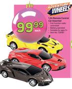 Adventure Wheels 1.24 Remote Control Car-Each