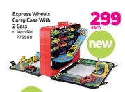 Express Wheels Carry Case With 2 Cars-Each