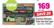Express Wheels Train Set Die Cast-Per Set
