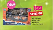 RC ATV With Rider Full Function-Each