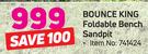 Bounce King Foldable Bench Sandpit