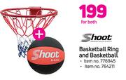 Shoot Basketball Ring And Basketball-For Both