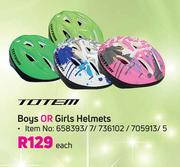 Totem Boys Or Girls Helmets-Each