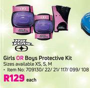 No Fear Girls Or Boys Protective Kit-Each
