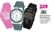 Xonix Ladies And Gents Sports Watches-Each