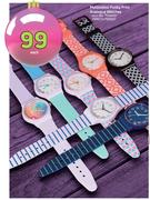 Multicolour Funky Print Analogue Watches-Each