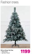 Fashion Trees 150cm Snow Tip Tree Metal Stand