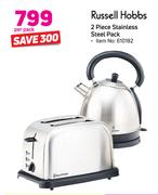 Russell Hobbs 2 Piece Stainless Steel Pack-Per Pack