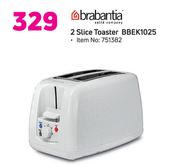 Brabantia 2 Slice Toaster BBEK1025