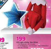 LED Light Infinity Star White 33X6X33cm