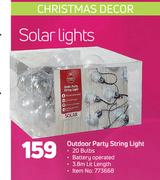 Outdoor Party String Light 20 Bulbs
