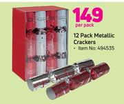 12 Pack Metallic Crackers-Per Pack