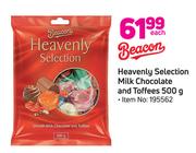 Beacon Heavenly Selection Milk Chocolate And Toffees 500g-Each