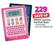 Winfat Learning Pad Pink/Black-Each