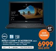 Dell Intel Core i5 Notebook 3567