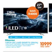 Hisense 139cm (55") ULED Smart TV 55U7A