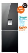 Hisense 420Ltr Combi Fridge Freezer H420BMI-WD