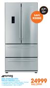 Smeg 600Ltr Stainless Steel Fridge Freezer FQ55FXE