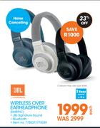 JBL Wireless Over Ear Headphone E65BTNC-Each