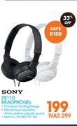 Sony ZX110 Headphones
