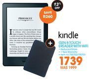 Kindle Gen 8 Touch Ereader With Wifi