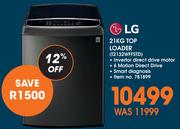 LG 21Kg Top Loader T2132WFFSTD