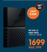 WD 4TB 2.5 Hard Drive