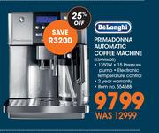 Delonghi PrimaDonna Automatic Coffee Machine ESAM6600