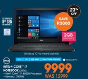 Dell Intel Core i7 Notebook 3576