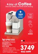 Nespresso Lattissima Touch Espresso & Cappuccino Machine