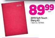 2019 Soft Touch Diary A5