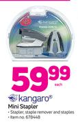 Kangaro Mini Stapler-Each