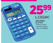 Logik Calculator Medium 8 Digit(EL3710L)-Each