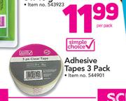 Simple Choice 3 Pack Adhesive Tapes-Per Pack